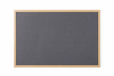 Bi-Office Earth-It Executive Grey Felt Noticeboard Oak Wood Frame 1200x900mm - FB1442239 DD